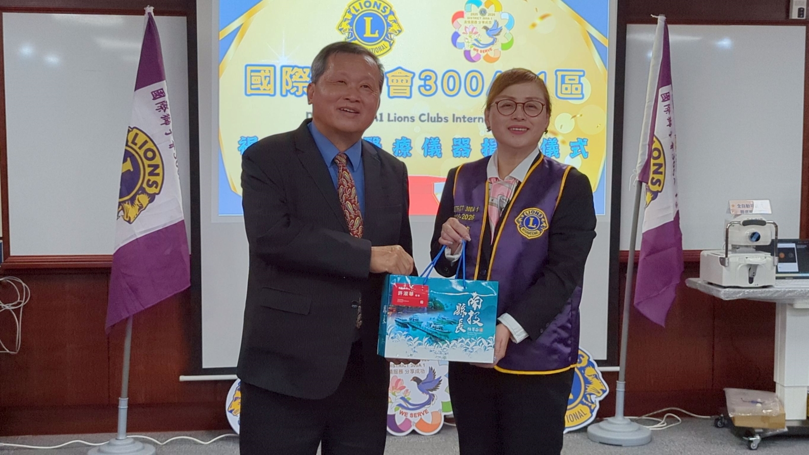 提升偏鄉視力照護! 南投引進獅子會捐贈的先進眼科設備