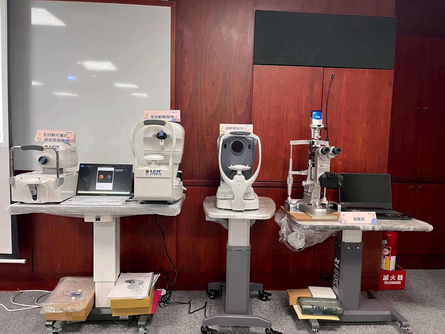 提升偏鄉視力照護! 南投引進獅子會捐贈的先進眼科設備