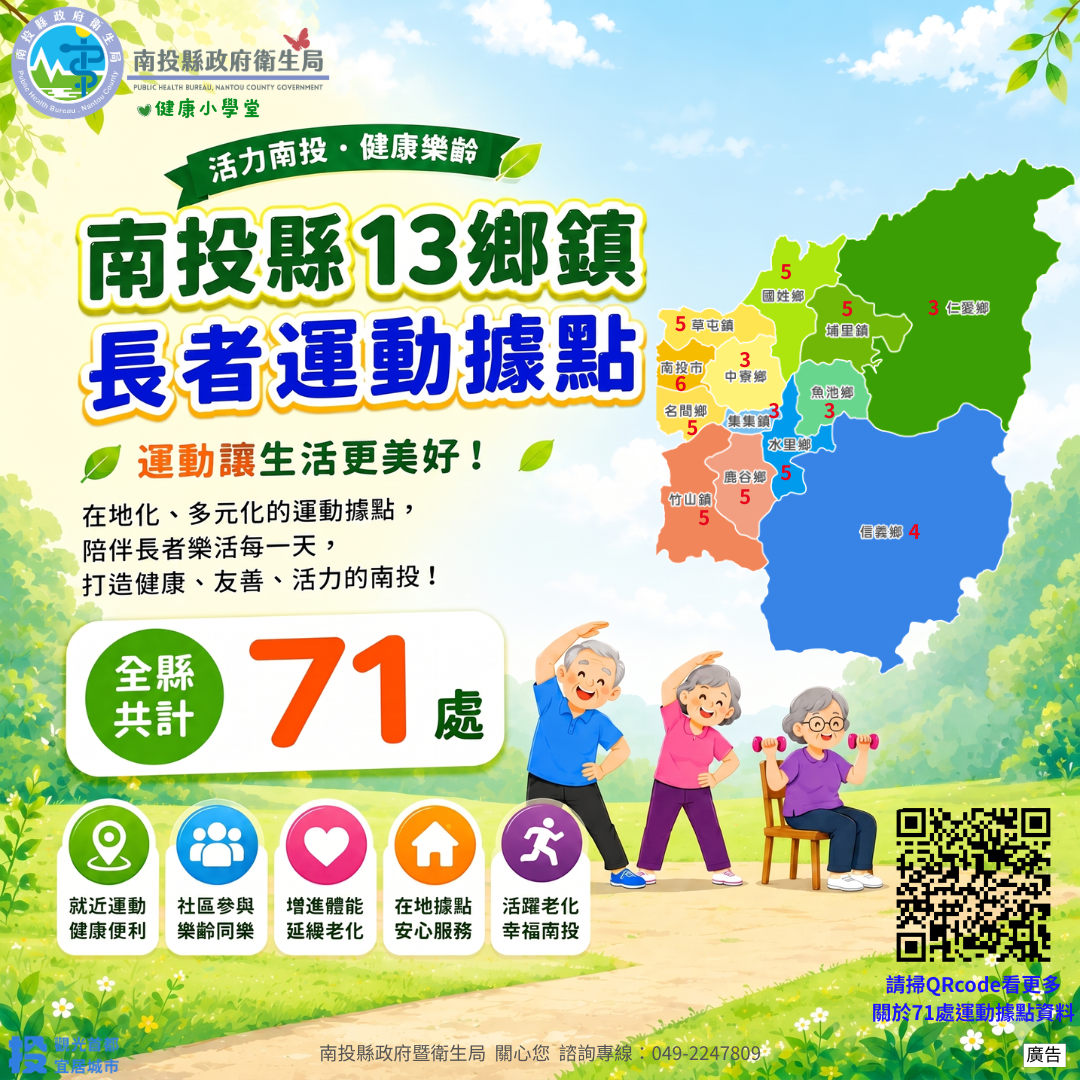 南投縣長者運動據點