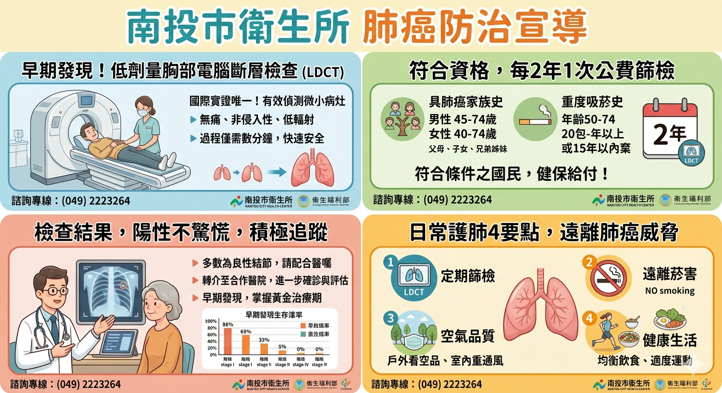 肺癌防治宣導--115年南投市衛生所