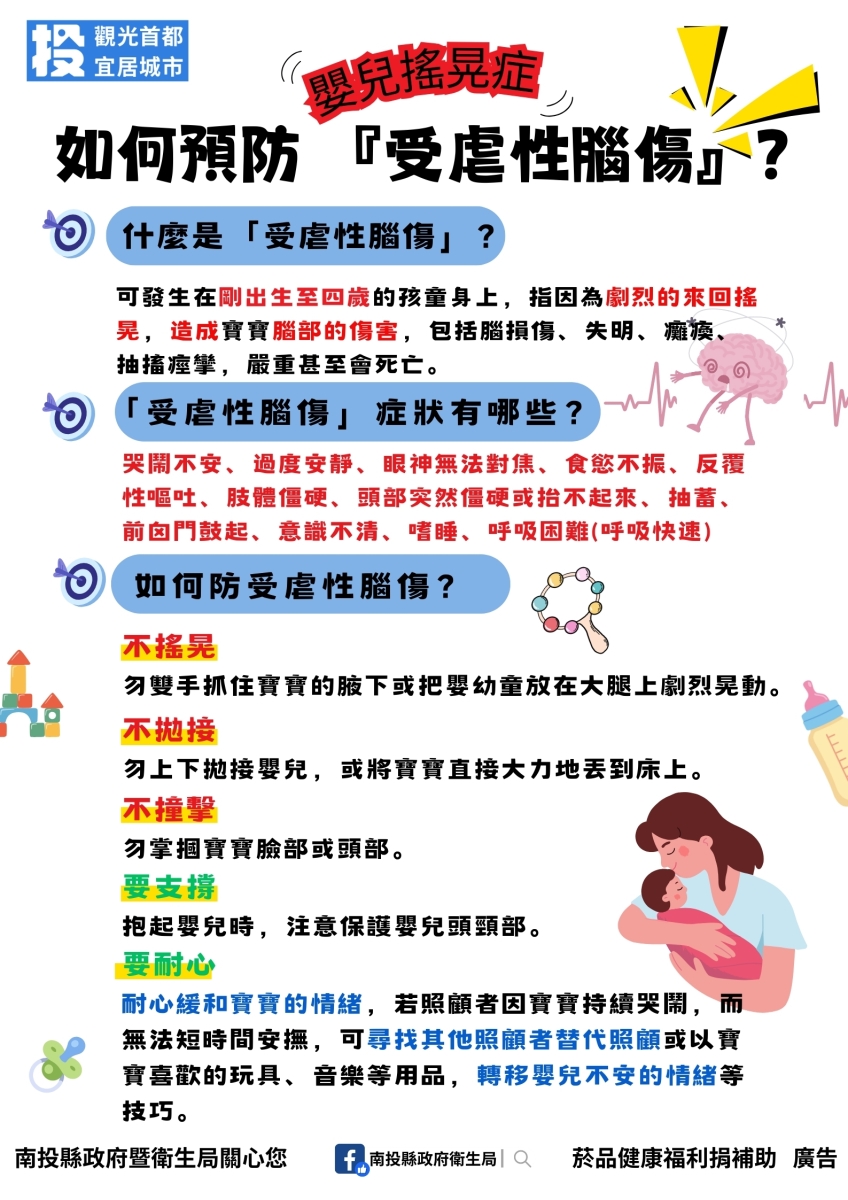 預防嬰兒搖晃症