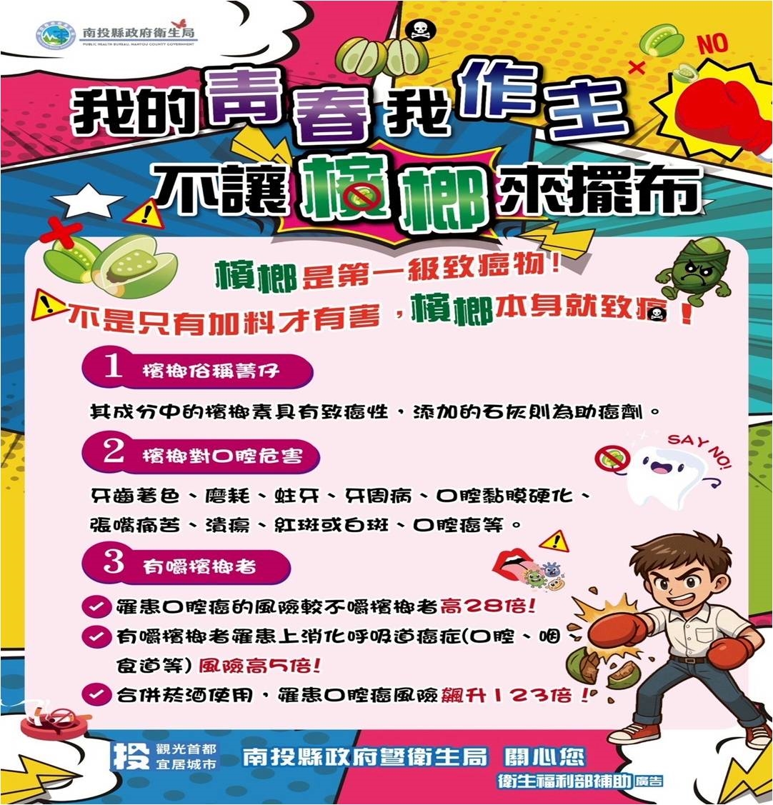 我的青春我做主不讓檳榔來擺布